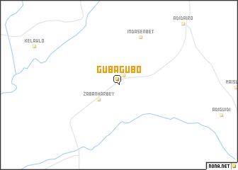 map of Guba Gubo