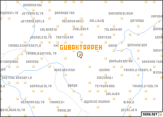 map of Gūbak Tappeh