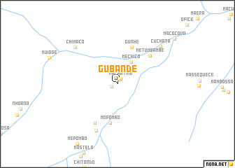 map of Gubande