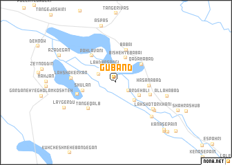 map of Gūbānd