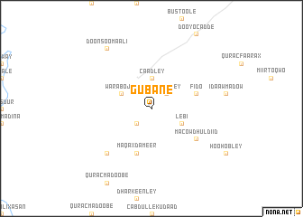 map of Gubane