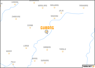 map of Gubang