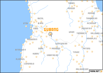 map of Gubang