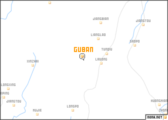 map of Guban