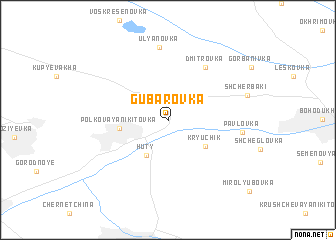 map of Gubarovka