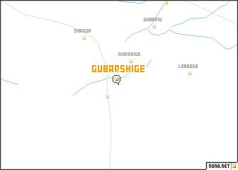 map of Gubarshige