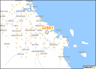 map of Gubat