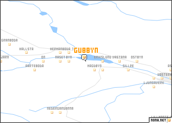 map of Gubbyn