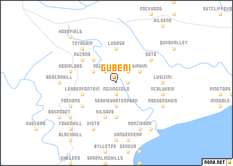 map of Gubeni