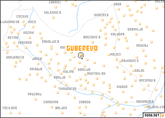 map of Guberevo