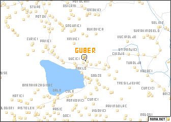 map of Guber