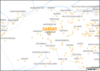 map of Gūbgān