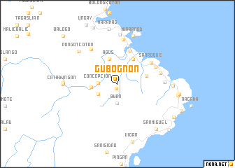 map of Gubognon