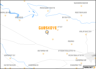 map of Gubskoye
