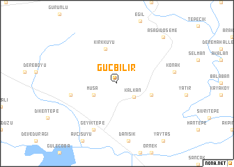 map of Güçbilir