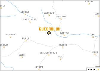 map of Gücenoluk