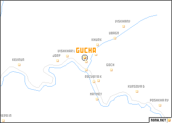 map of Gucha