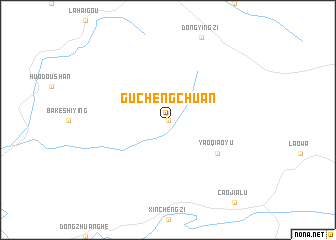 map of Guchengchuan