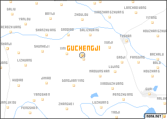 map of Guchengji