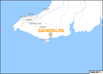 map of Guchengling