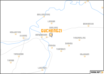 map of Guchengzi