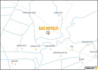 map of Guchengzi