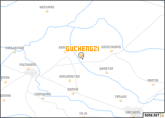 map of Guchengzi
