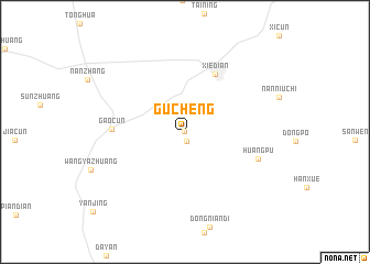 map of Gucheng