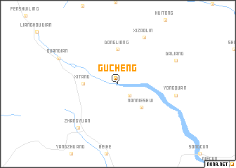 map of Gucheng