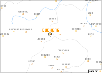 map of Gucheng