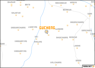 map of Gucheng