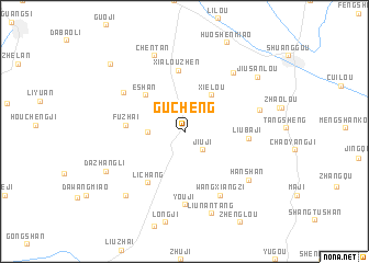 map of Gucheng