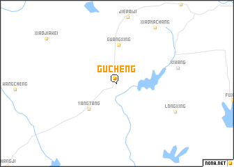 map of Gucheng