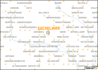 map of Gückelhirn