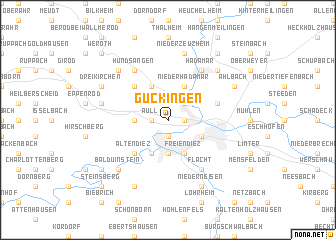map of Gückingen