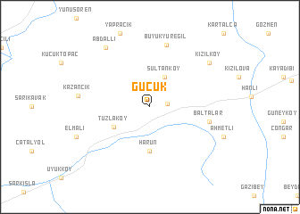 map of Gücük