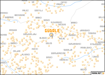 map of Gudale