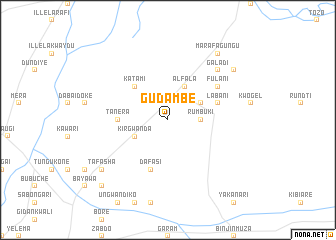 map of Gudambe