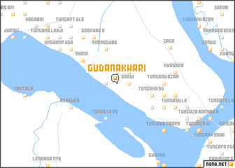 map of Gudanakwari