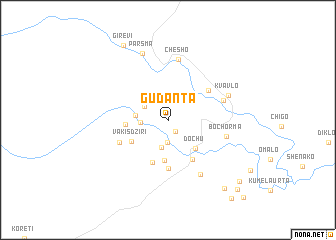 map of Gudanta