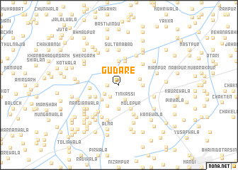 map of Gudāre