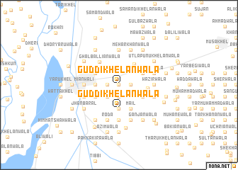 map of Guddi Khelānwāla