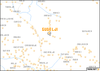 map of Gudelji
