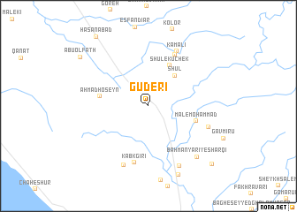 map of Gūderī