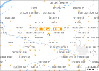 map of Gudersleben