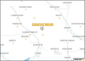 map of Gudevichevo
