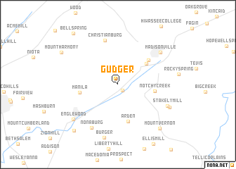 map of Gudger