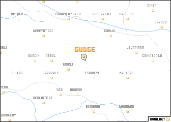 map of Güdge