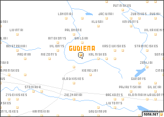 map of Gudiena