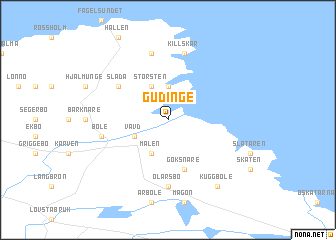 map of Gudinge